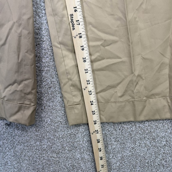 Lauren Ralph Lauren Pants Size 14 Women Tan Resort 23 Wide Leg Cropped - Picture 9 of 10